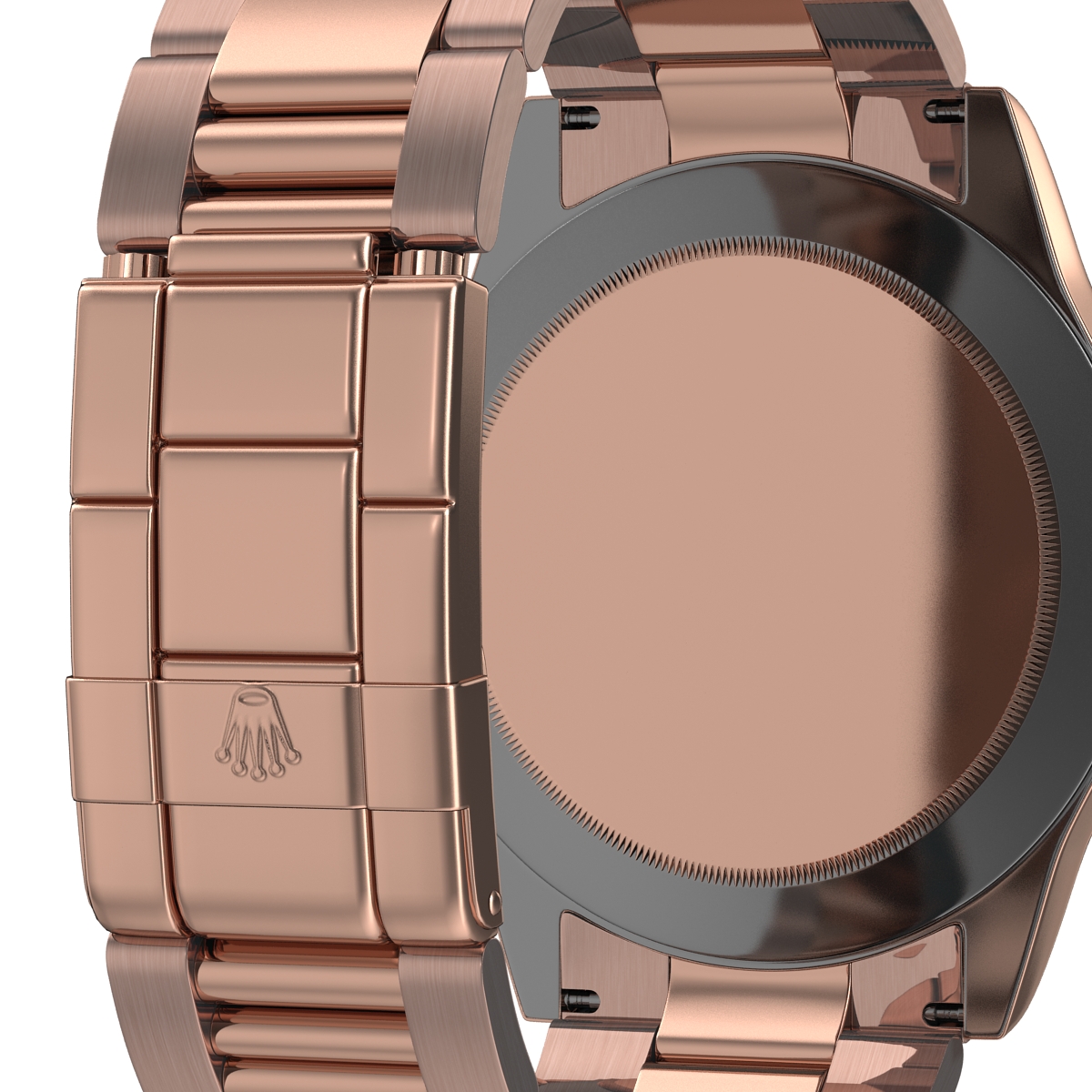 3D model Rolex Daytona Pink Gold 2