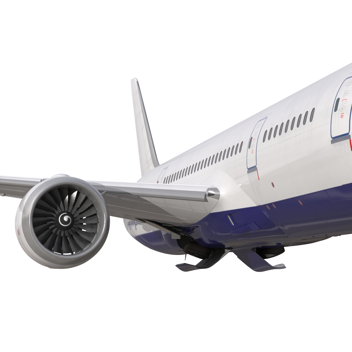 3D Boeing 787 8 Dreamliner Generic Rigged model