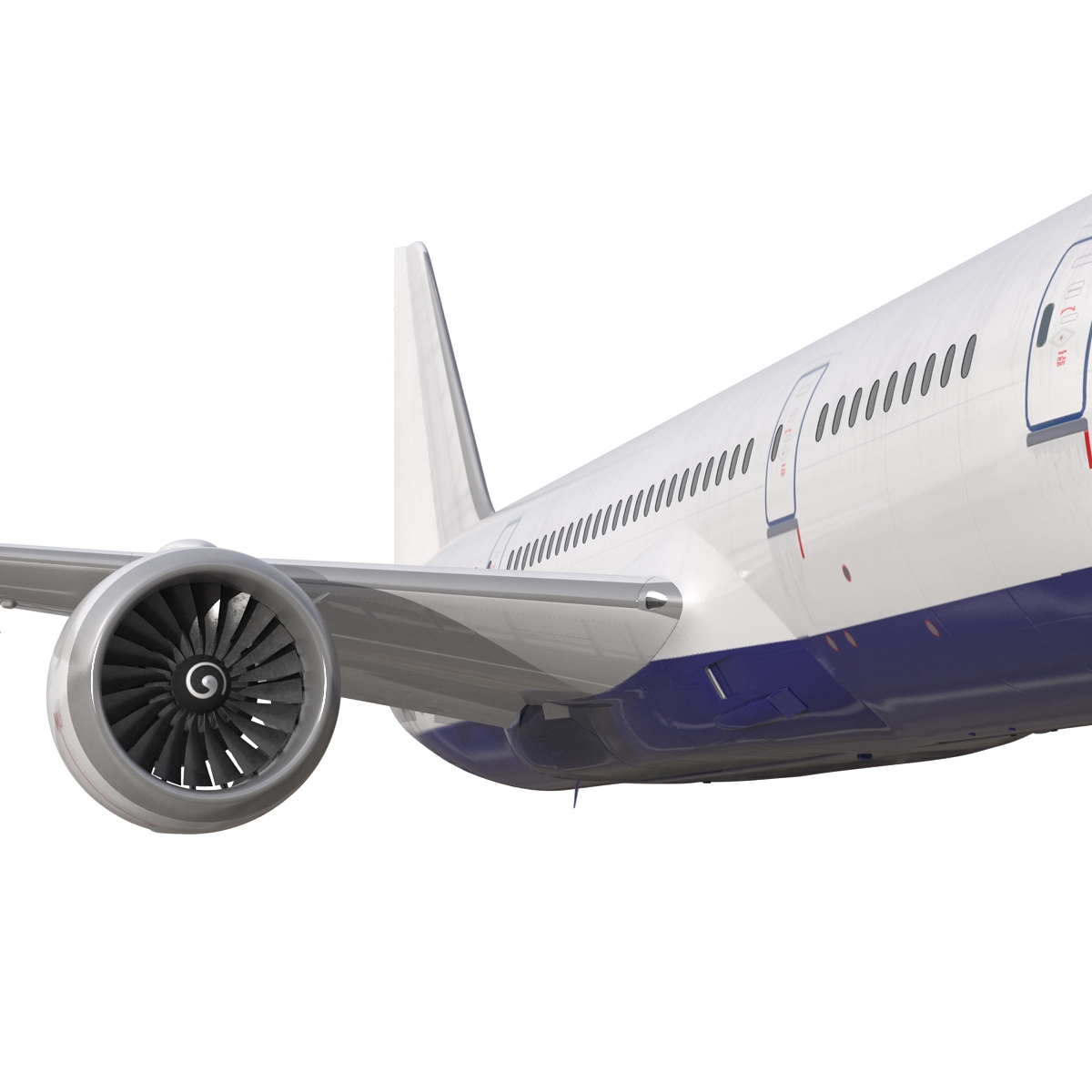 3D Boeing 787 8 Dreamliner Generic Rigged model