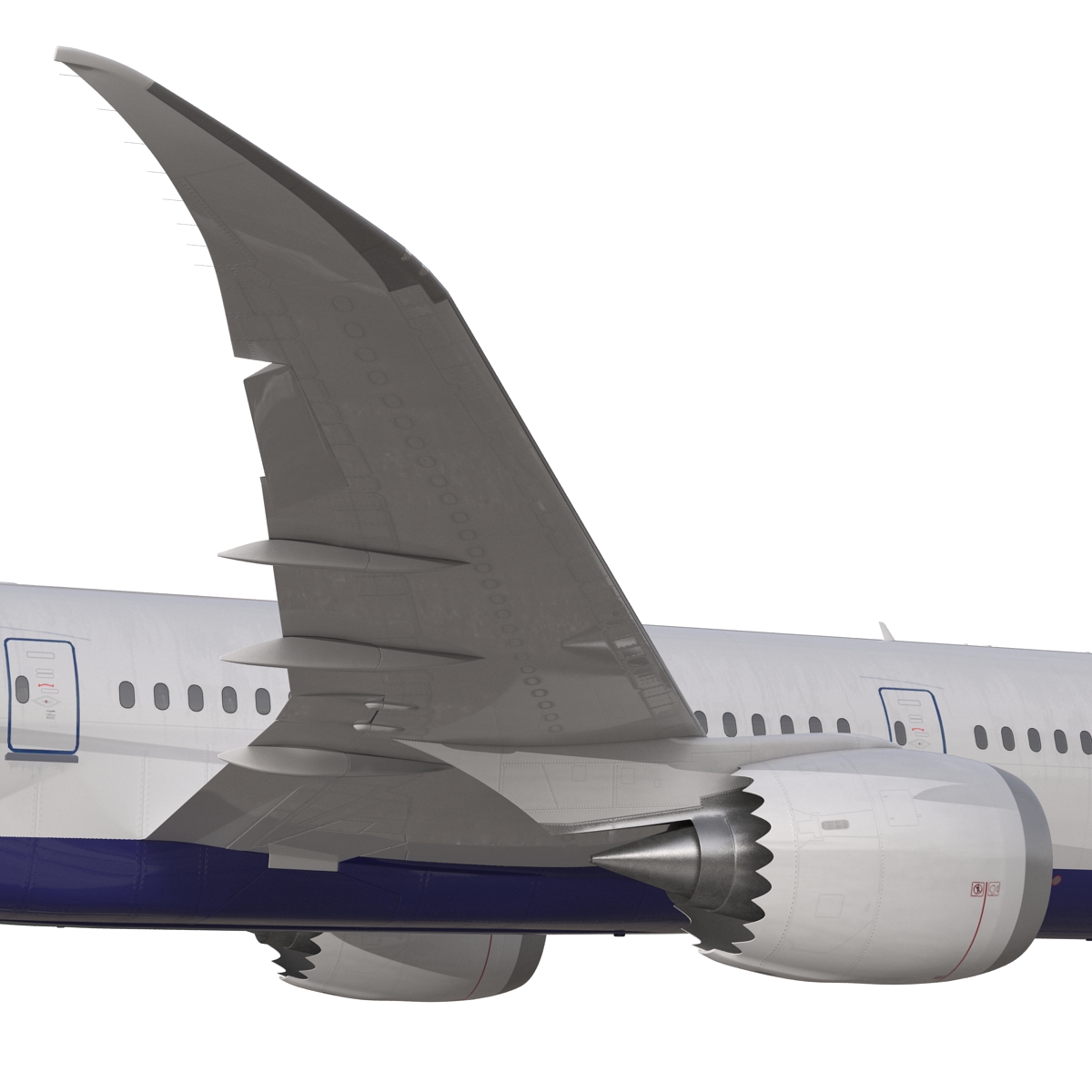 3D Boeing 787 8 Dreamliner Generic Rigged model