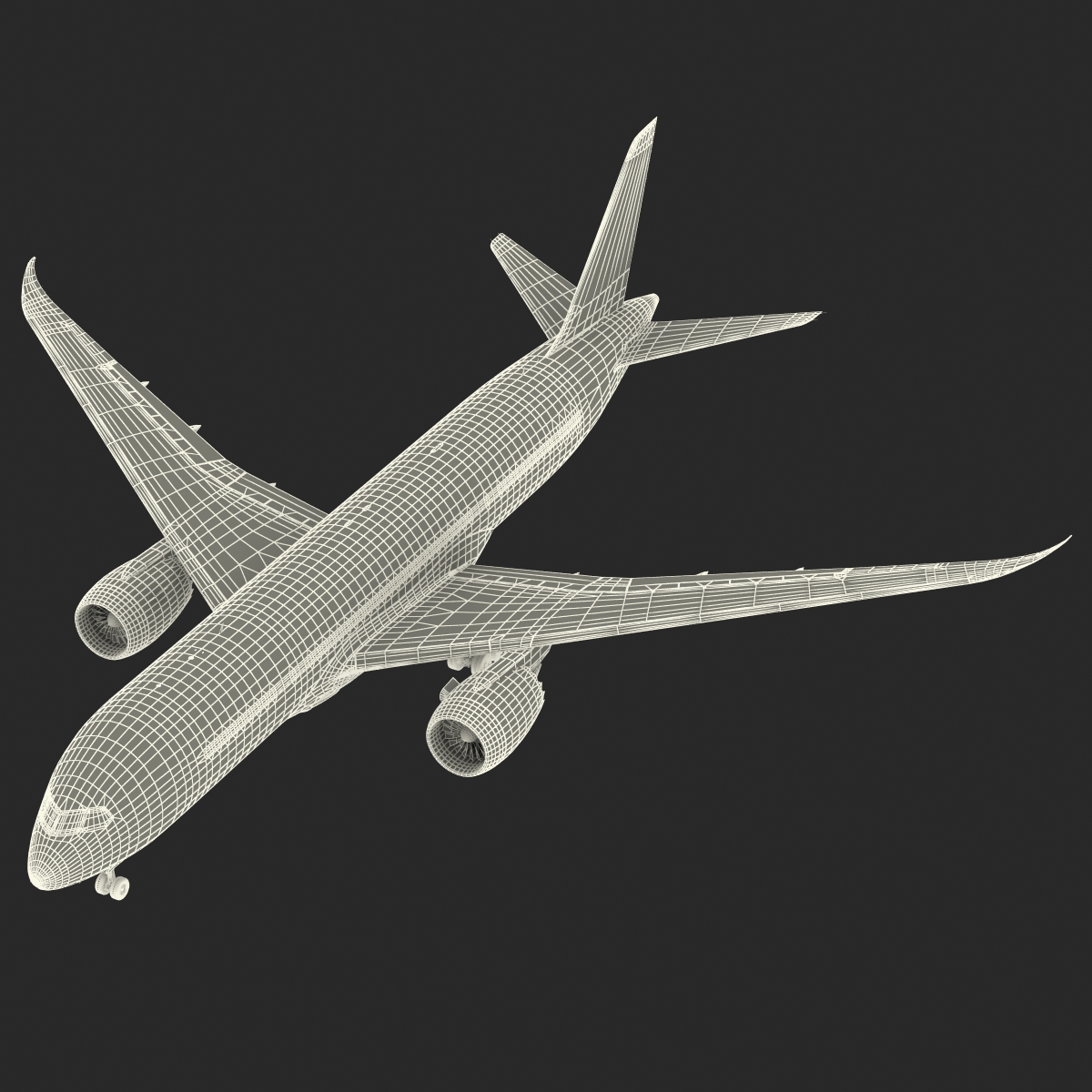 3D Boeing 787 8 Dreamliner Generic Rigged model