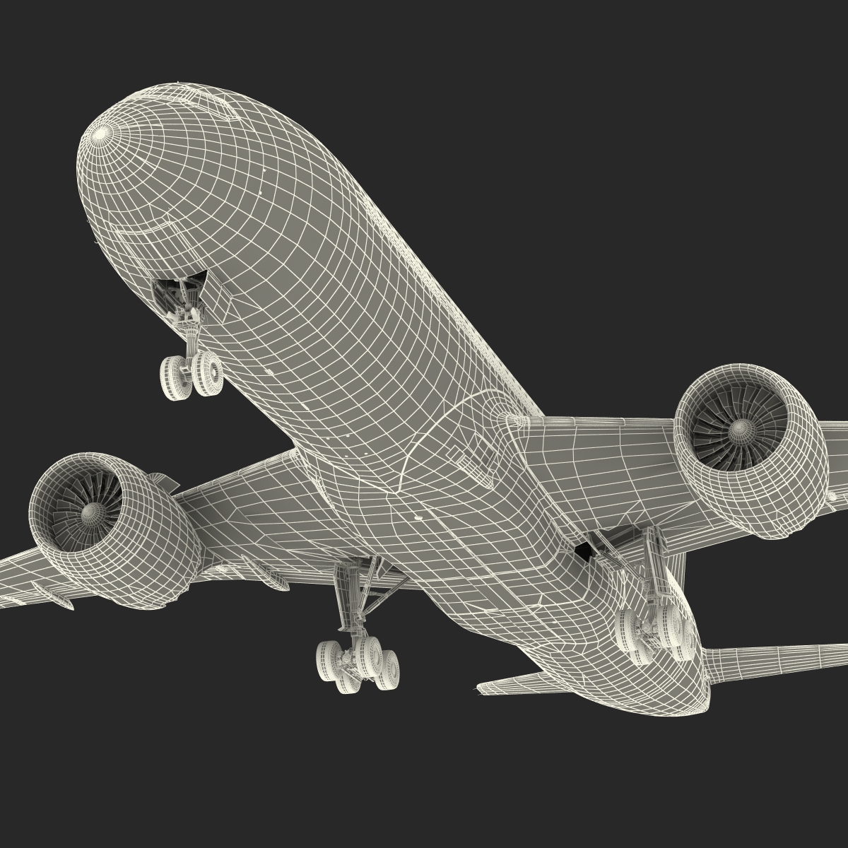 3D Boeing 787 8 Dreamliner Generic Rigged model