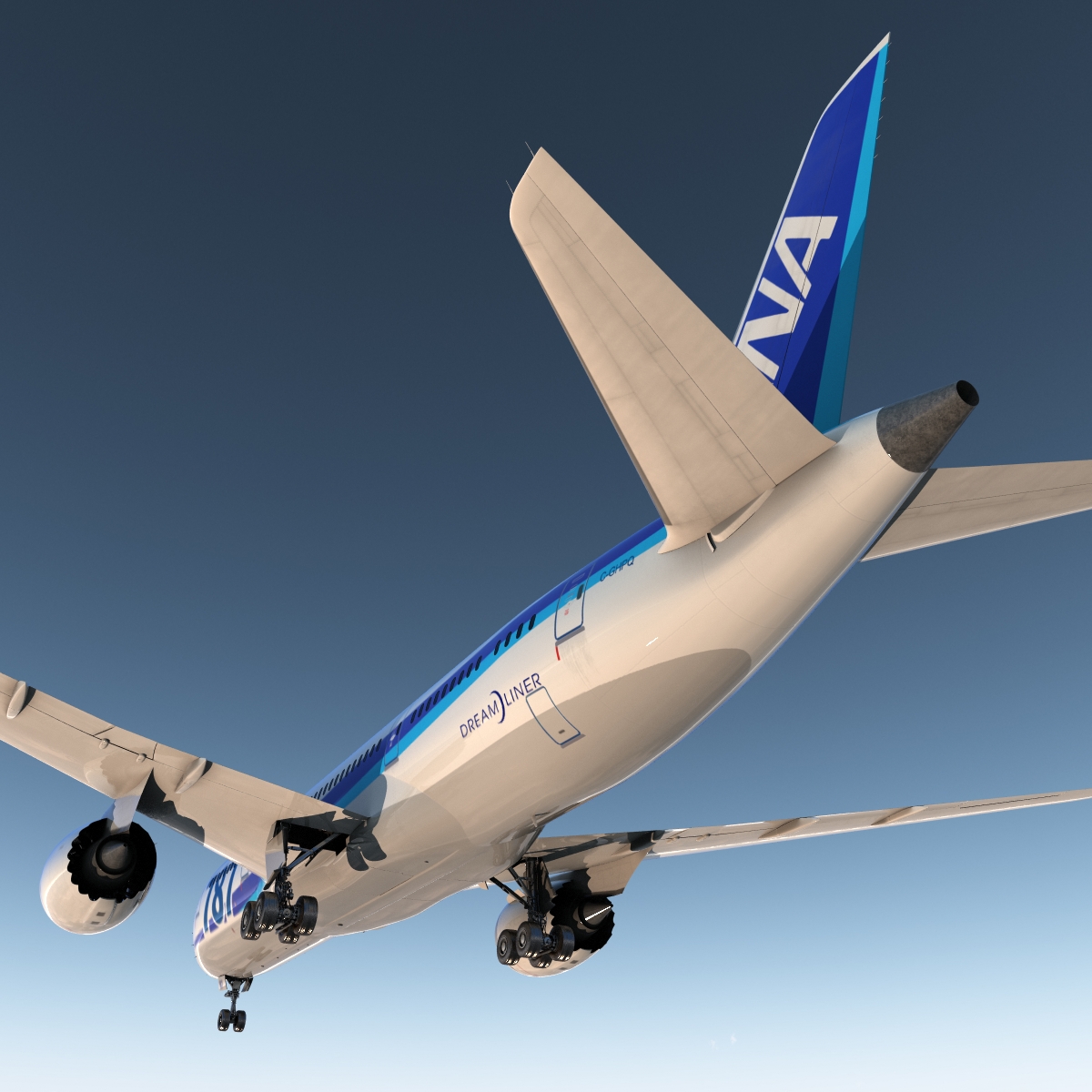 Boeing 787 8 Dreamliner All Nippon Airways 3D