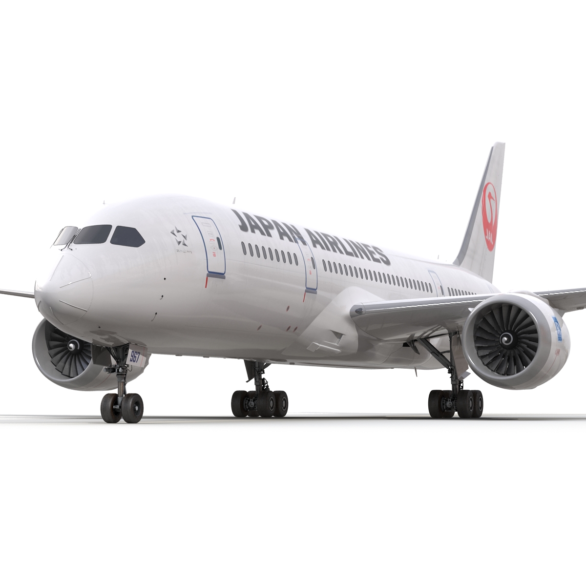 3D Boeing 787 8 Dreamliner Japan Airlines model