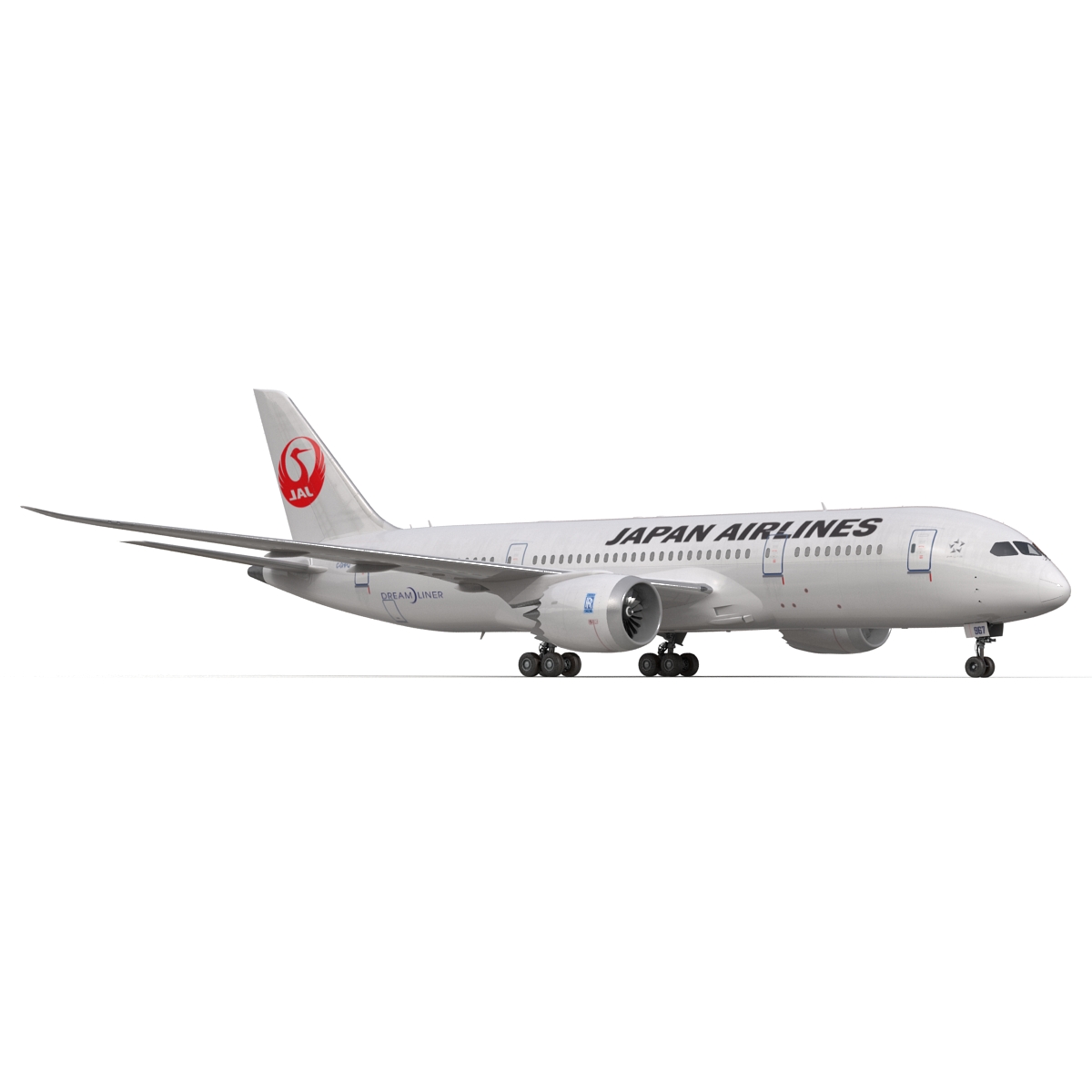 3D Boeing 787 8 Dreamliner Japan Airlines model