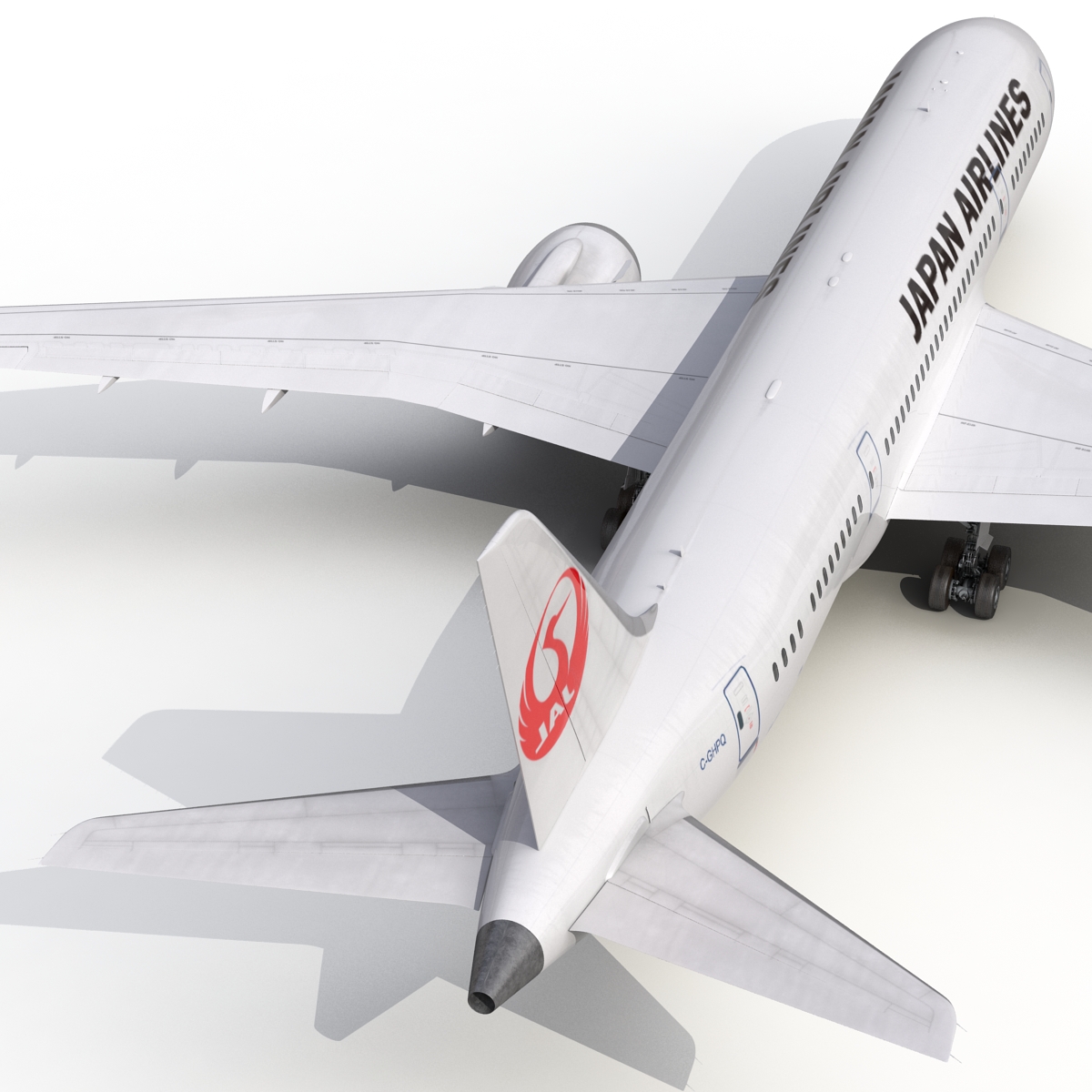 3D Boeing 787 8 Dreamliner Japan Airlines model