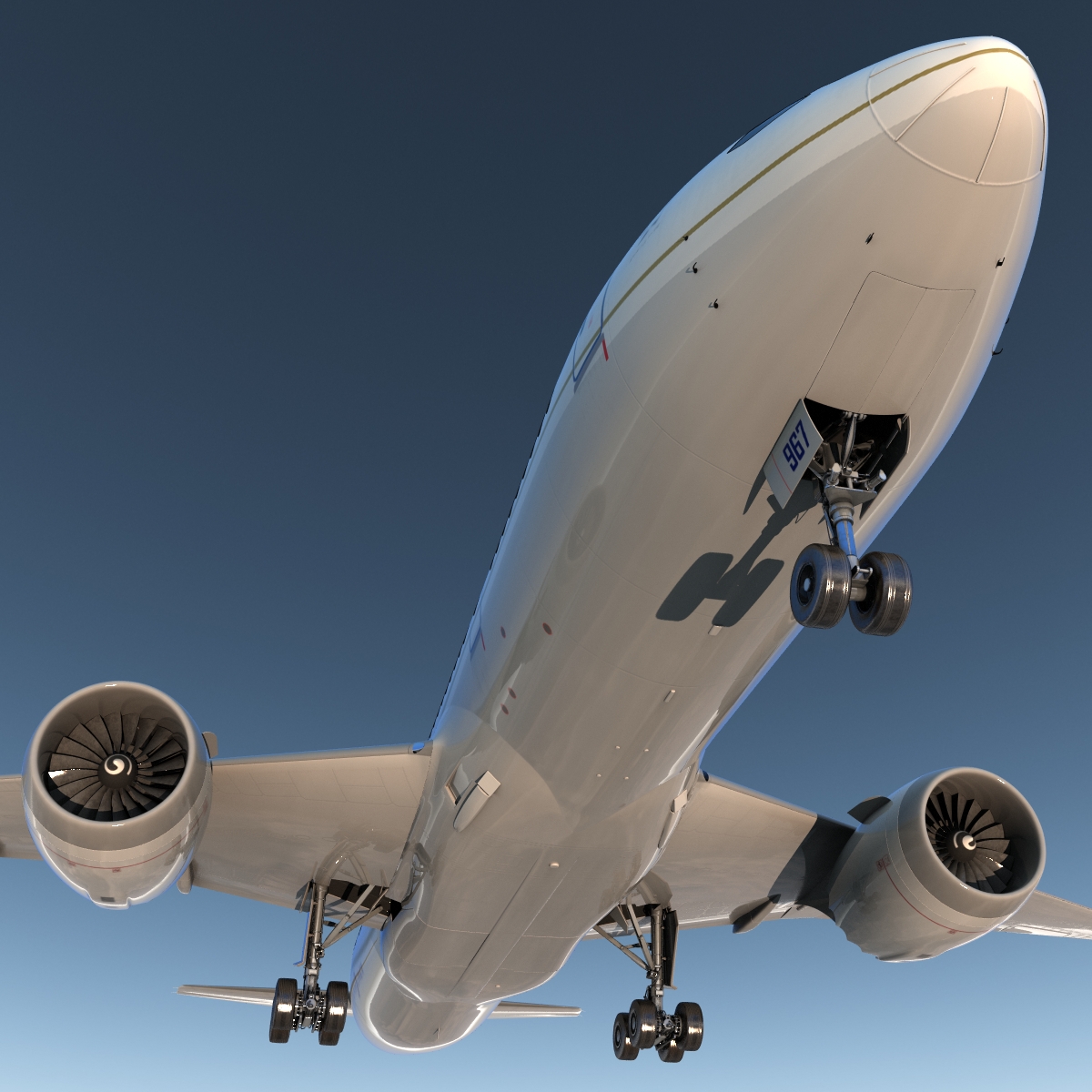 3D model Boeing 787 8 Dreamliner United