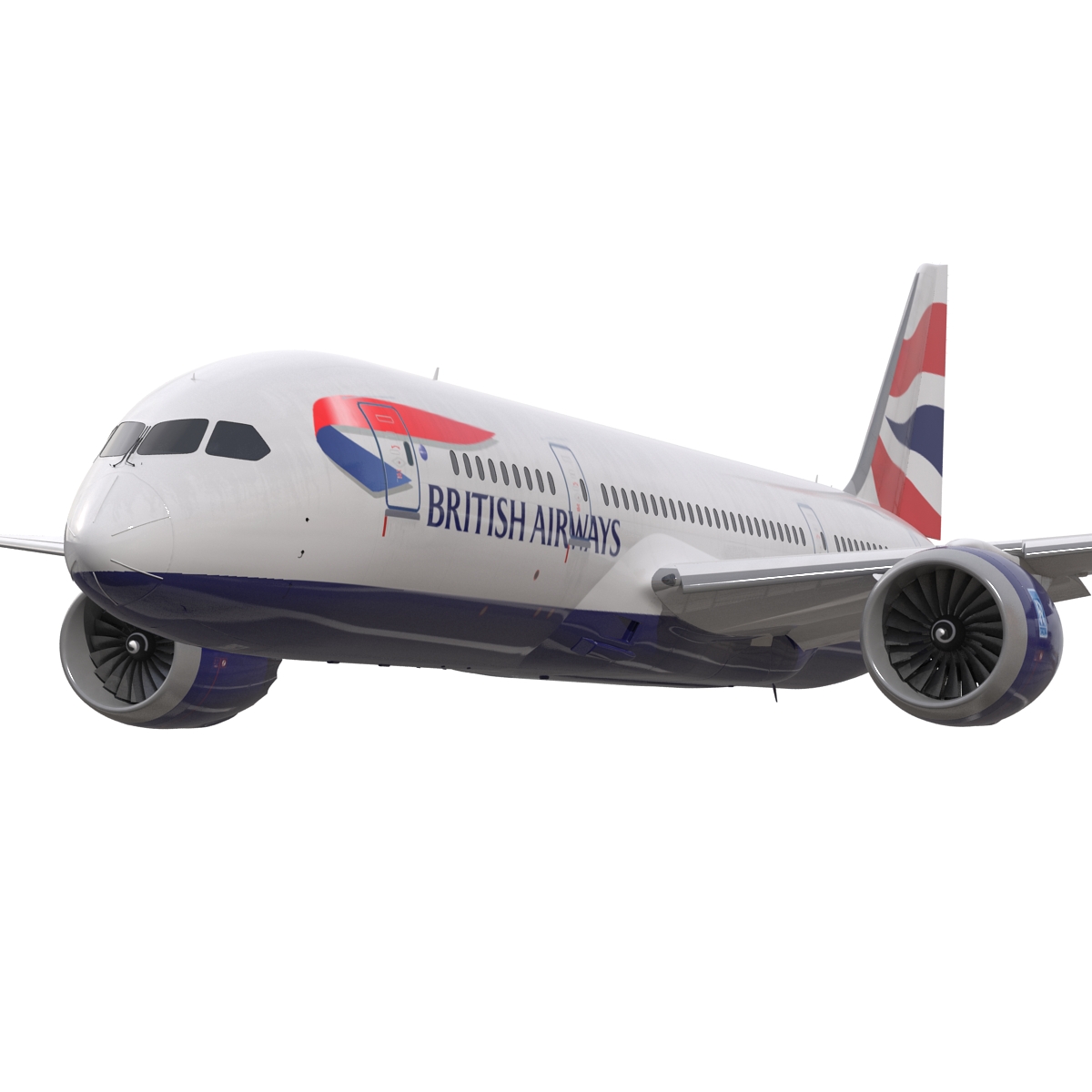 Boeing 787 8 Dreamliner British Airways 3D model