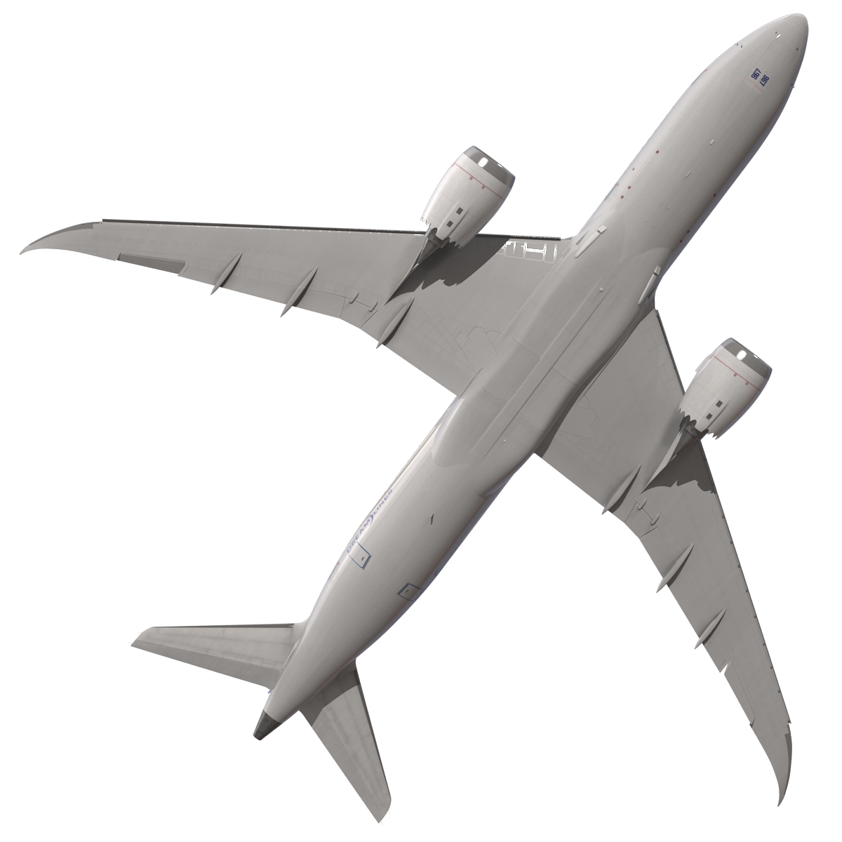 3D model Boeing 787 8 Dreamliner United