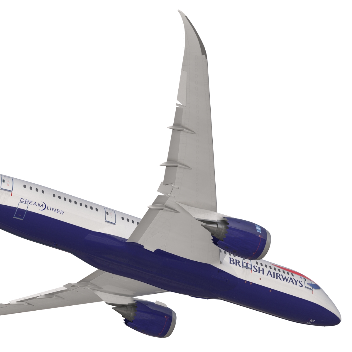 Boeing 787 8 Dreamliner British Airways 3D model