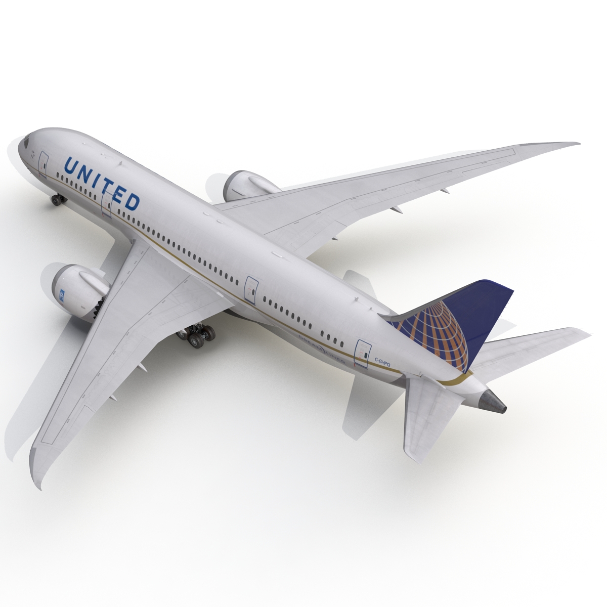 3D model Boeing 787 8 Dreamliner United