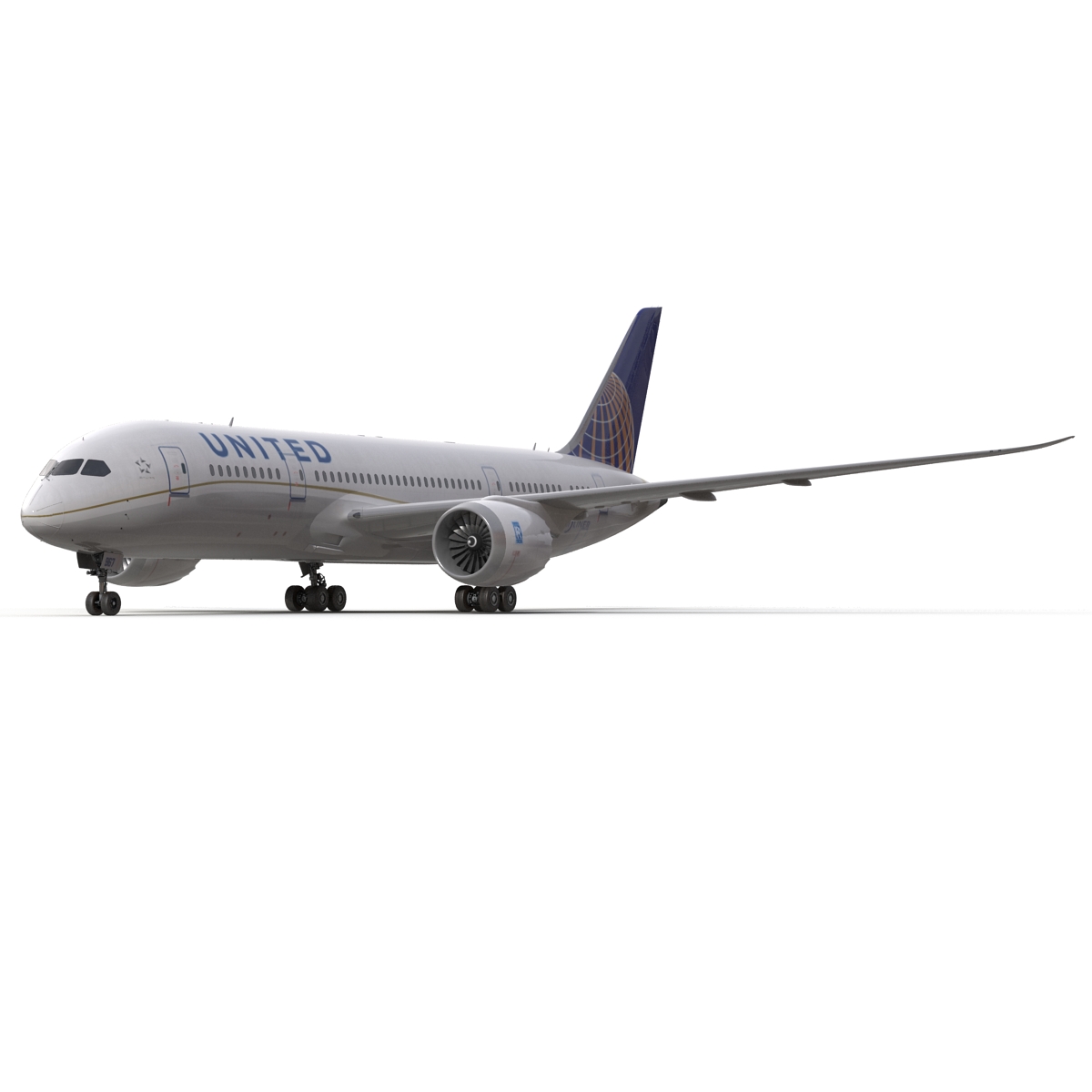 3D model Boeing 787 8 Dreamliner United