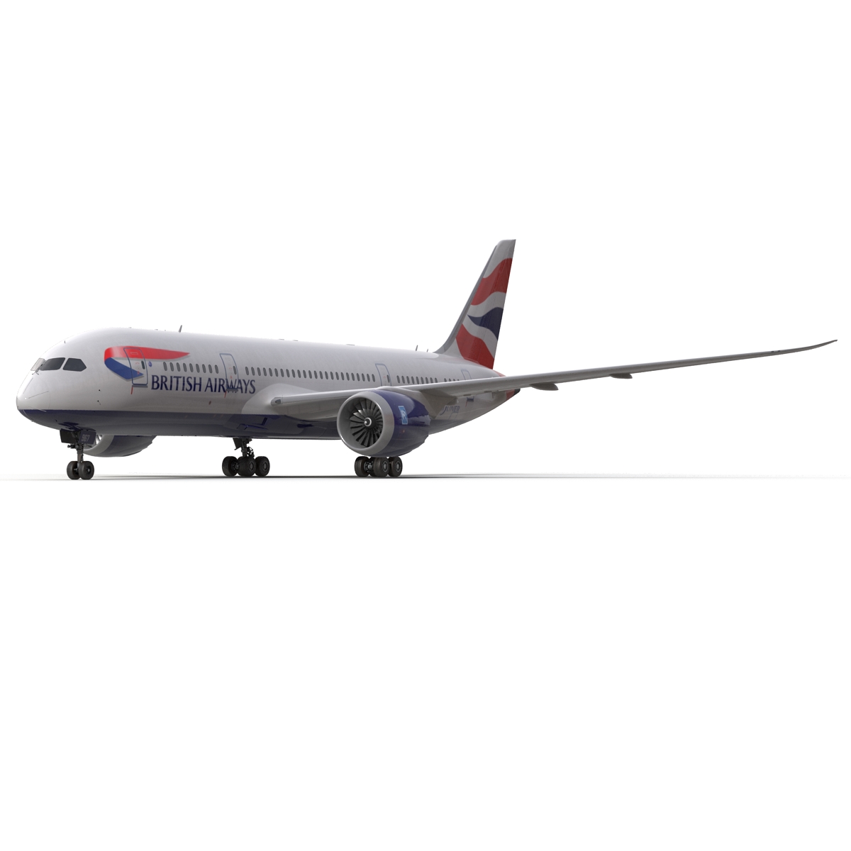 Boeing 787 8 Dreamliner British Airways 3D model