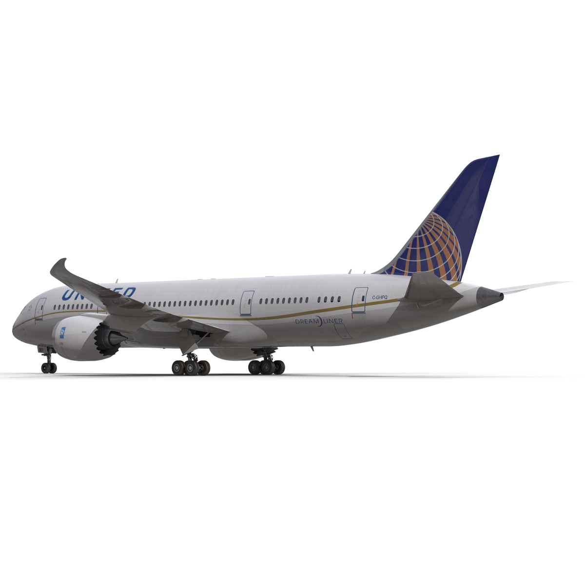 3D model Boeing 787 8 Dreamliner United