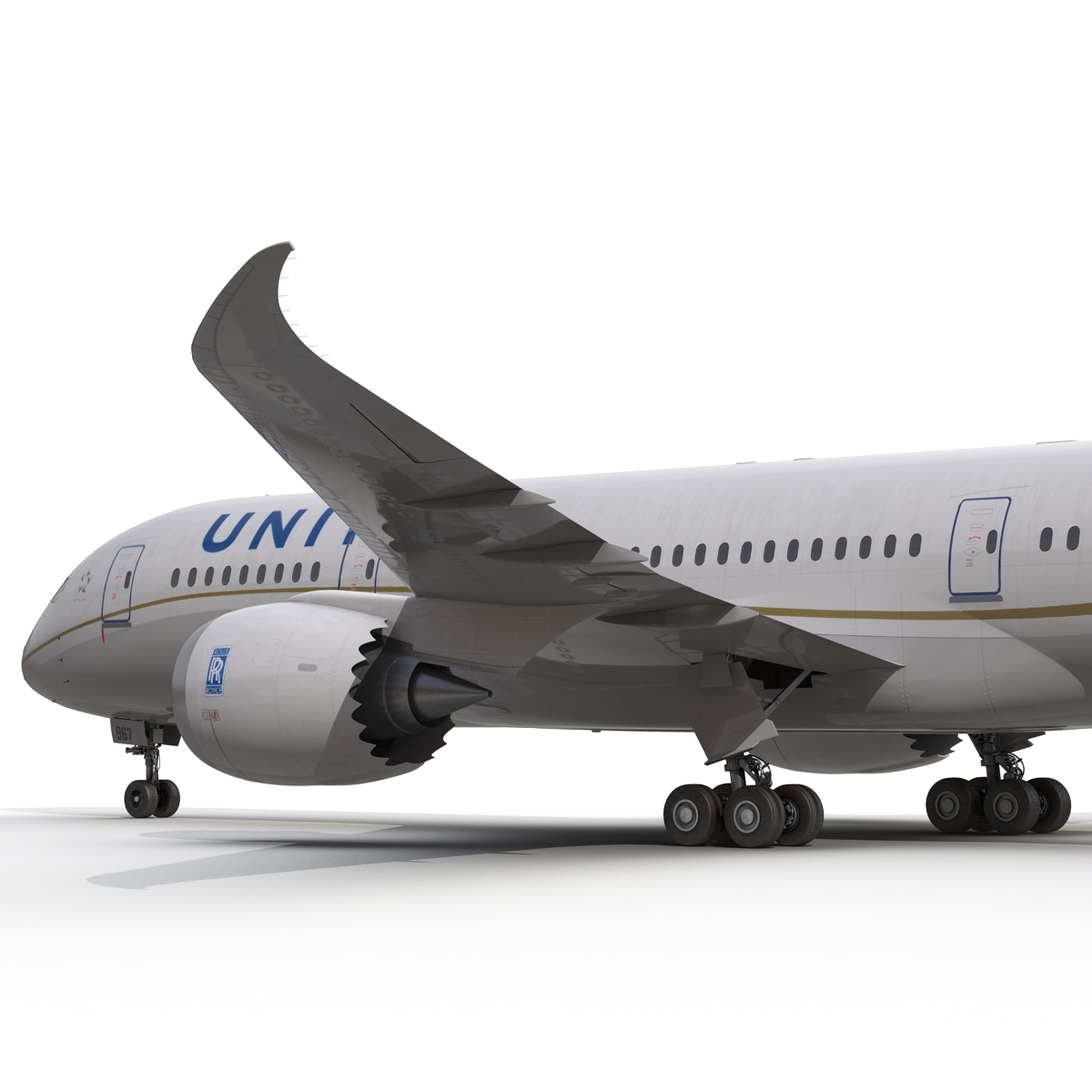 3D model Boeing 787 8 Dreamliner United