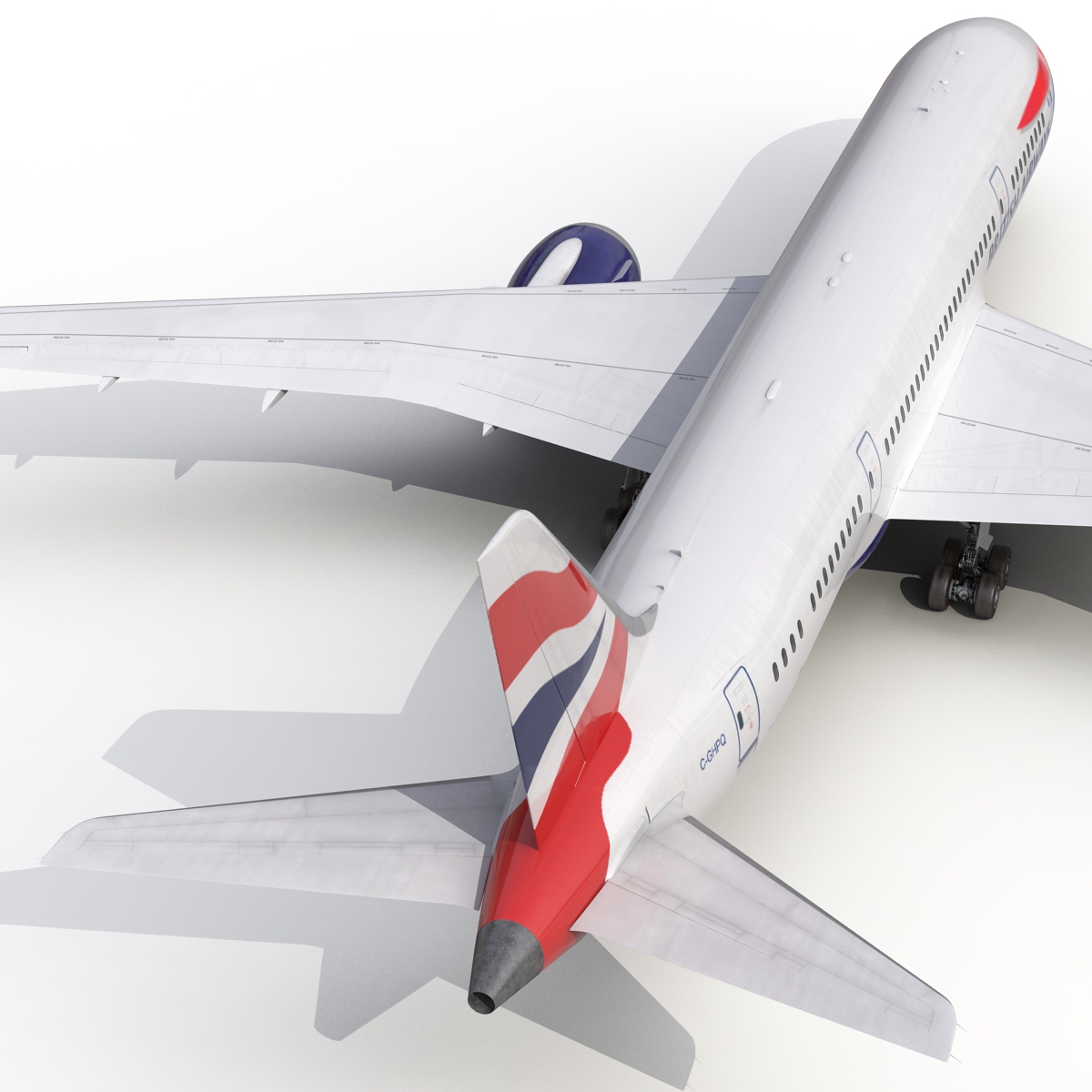 Boeing 787 8 Dreamliner British Airways 3D model