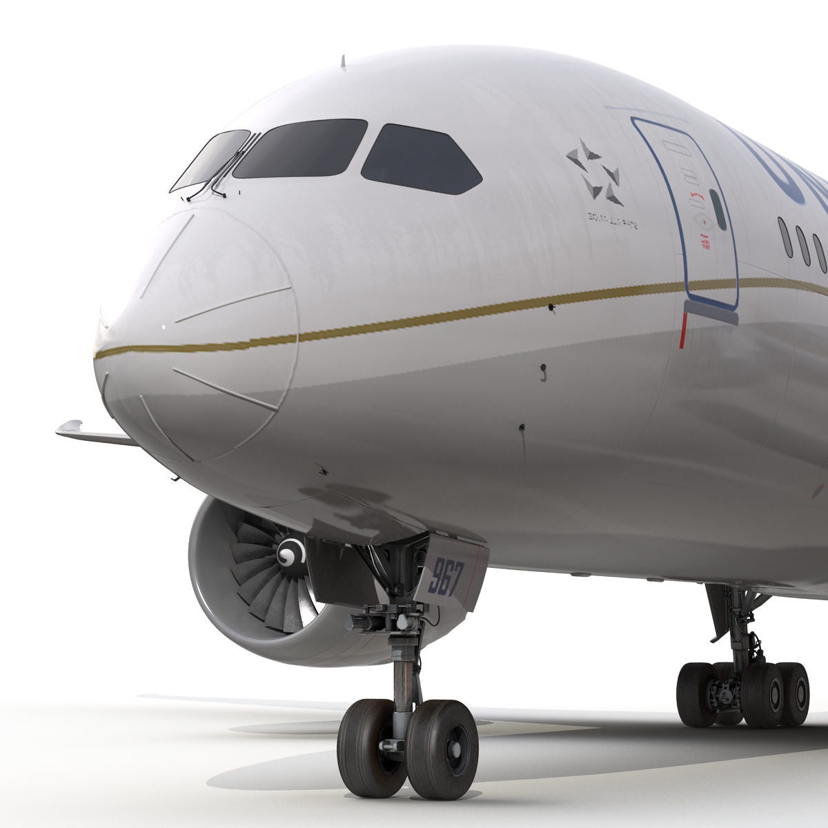 3D model Boeing 787 8 Dreamliner United