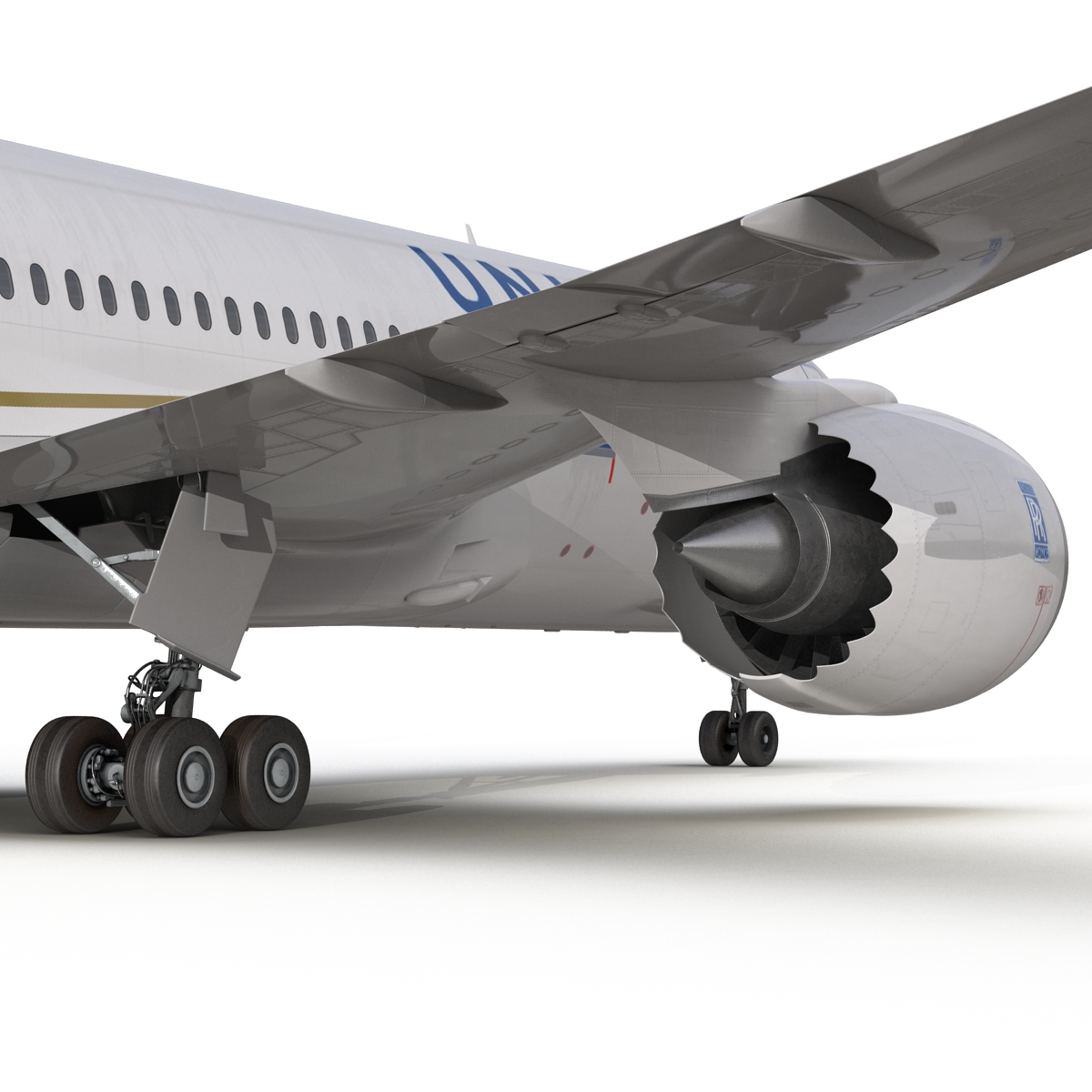 3D model Boeing 787 8 Dreamliner United