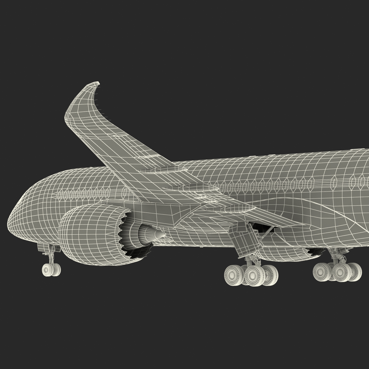 3D model Boeing 787 8 Dreamliner United