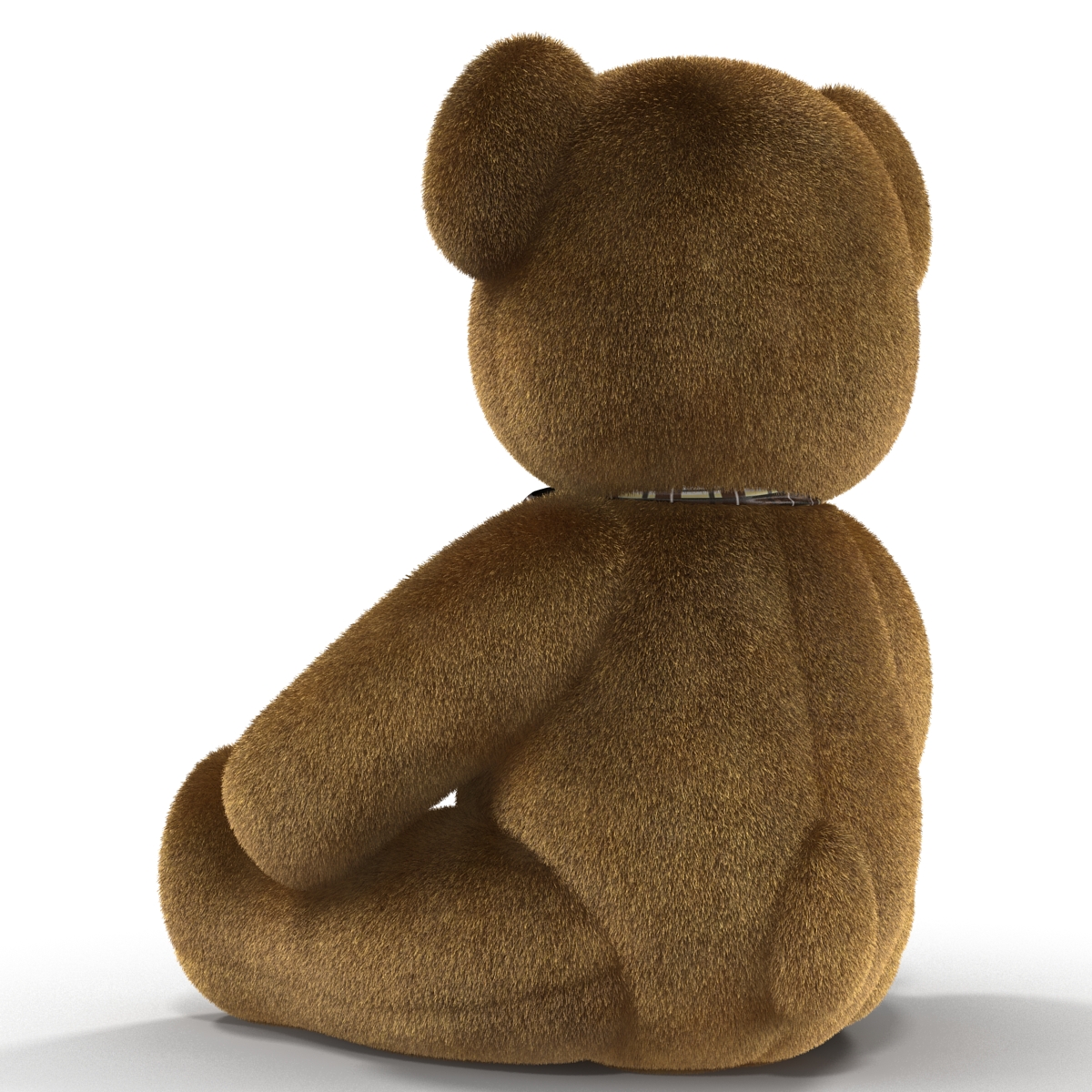 Teddy Bear with Fur 3D model