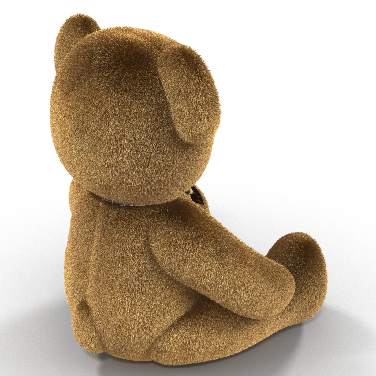 Teddy Bear with Fur 3D model