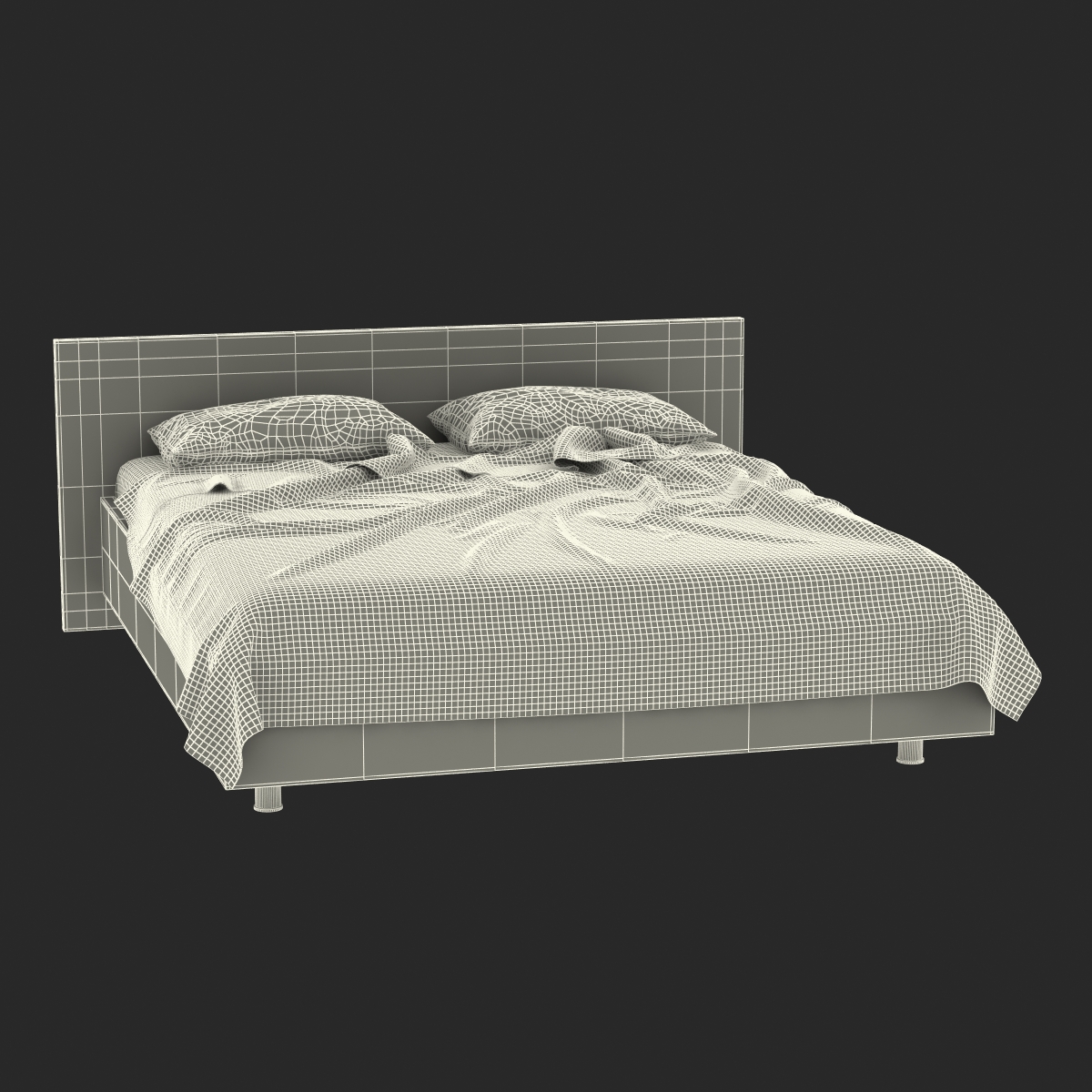 Bed 2 3D model