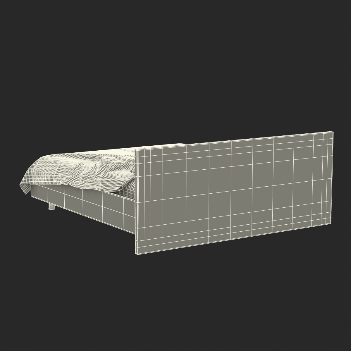 Bed 2 3D model