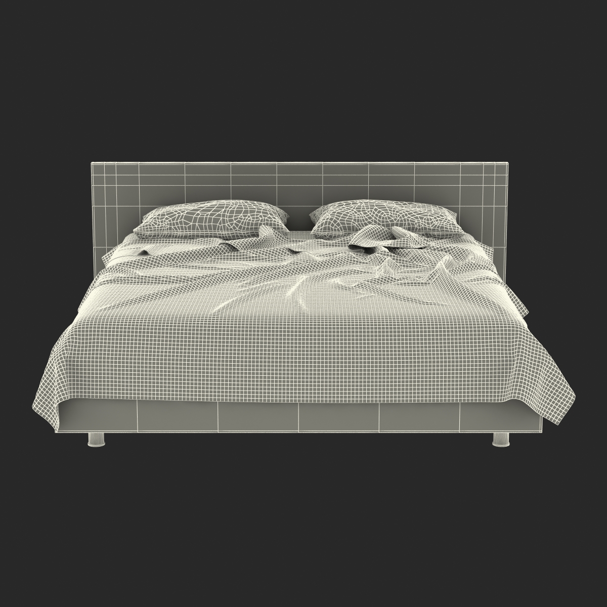 Bed 2 3D model