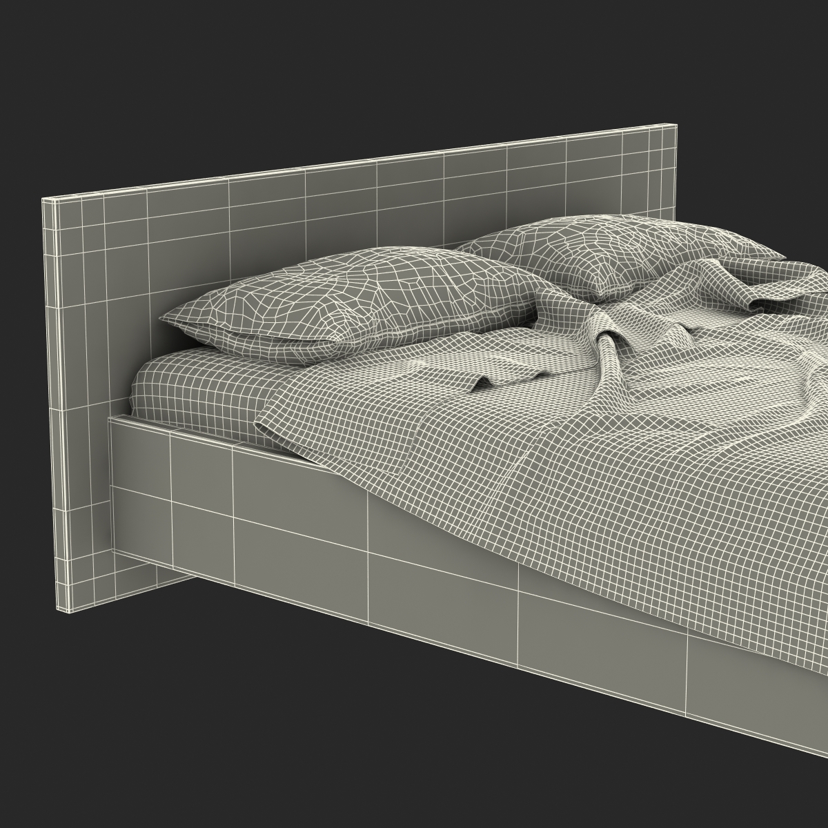 Bed 2 3D model