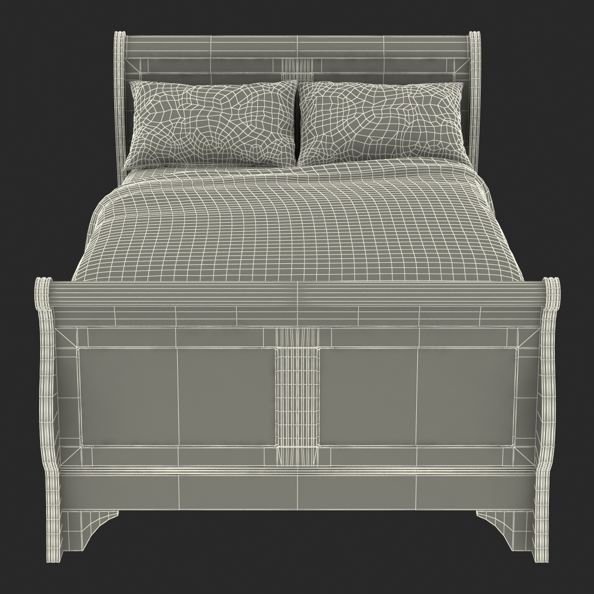 Bed 3 3D model