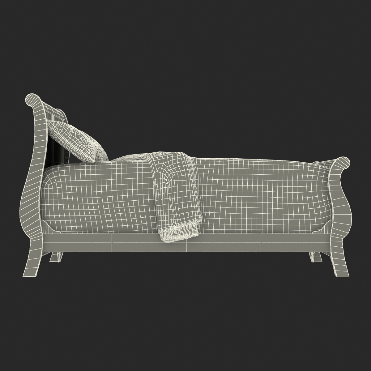 Bed 3 3D model