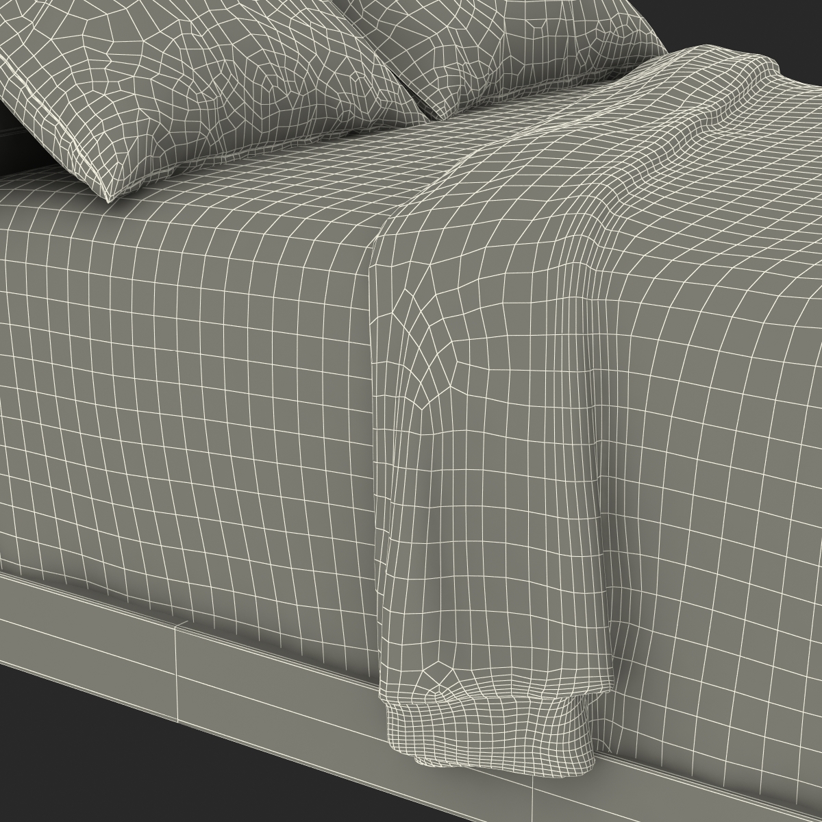 Bed 3 3D model