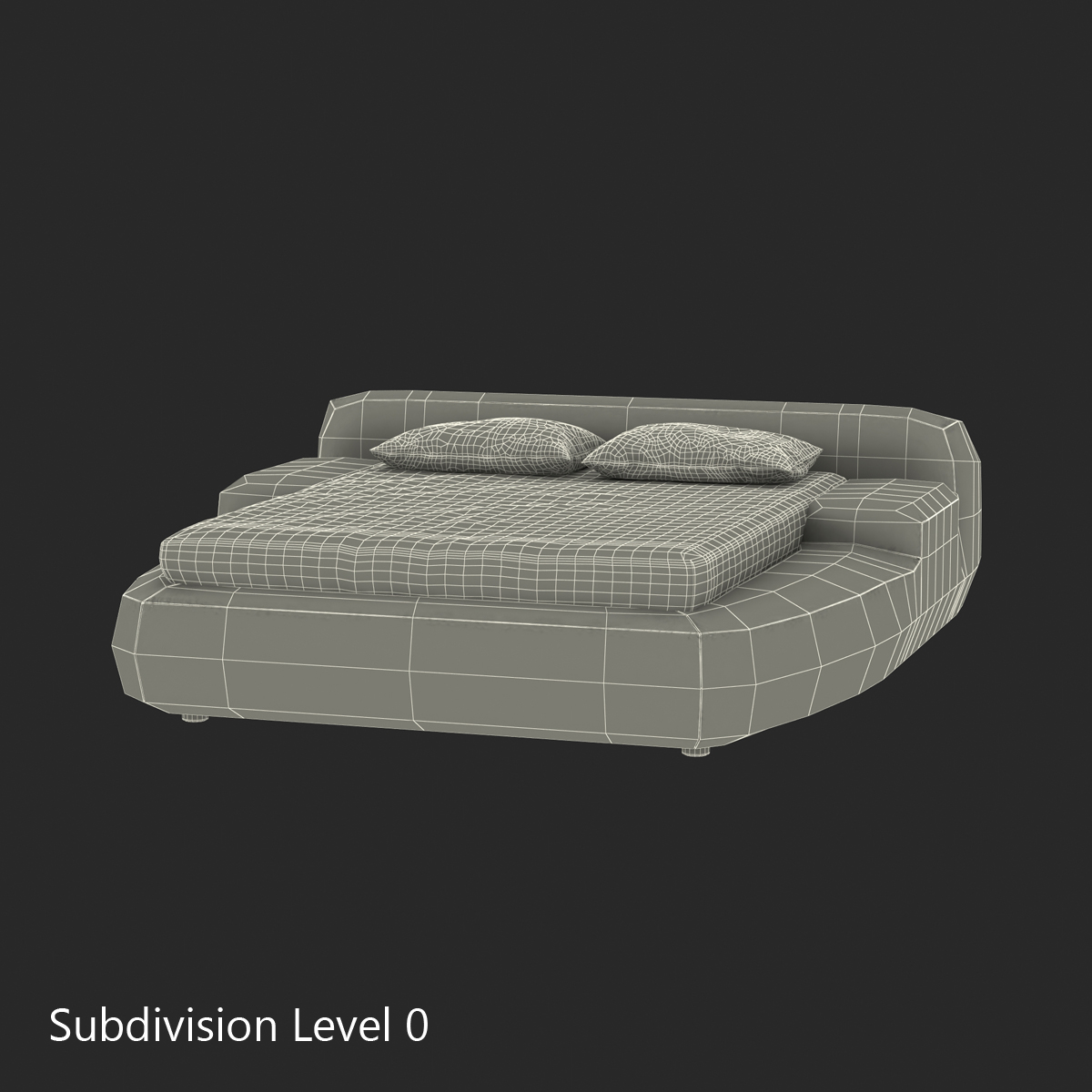 Bed 4 3D model