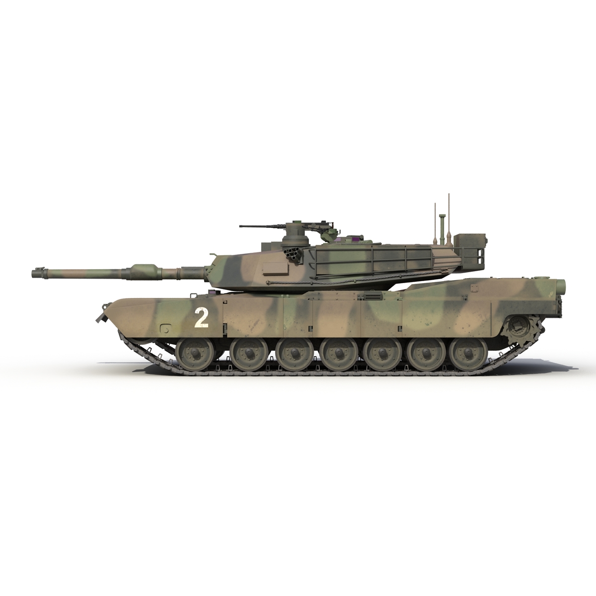 M1 Abrams 3D model