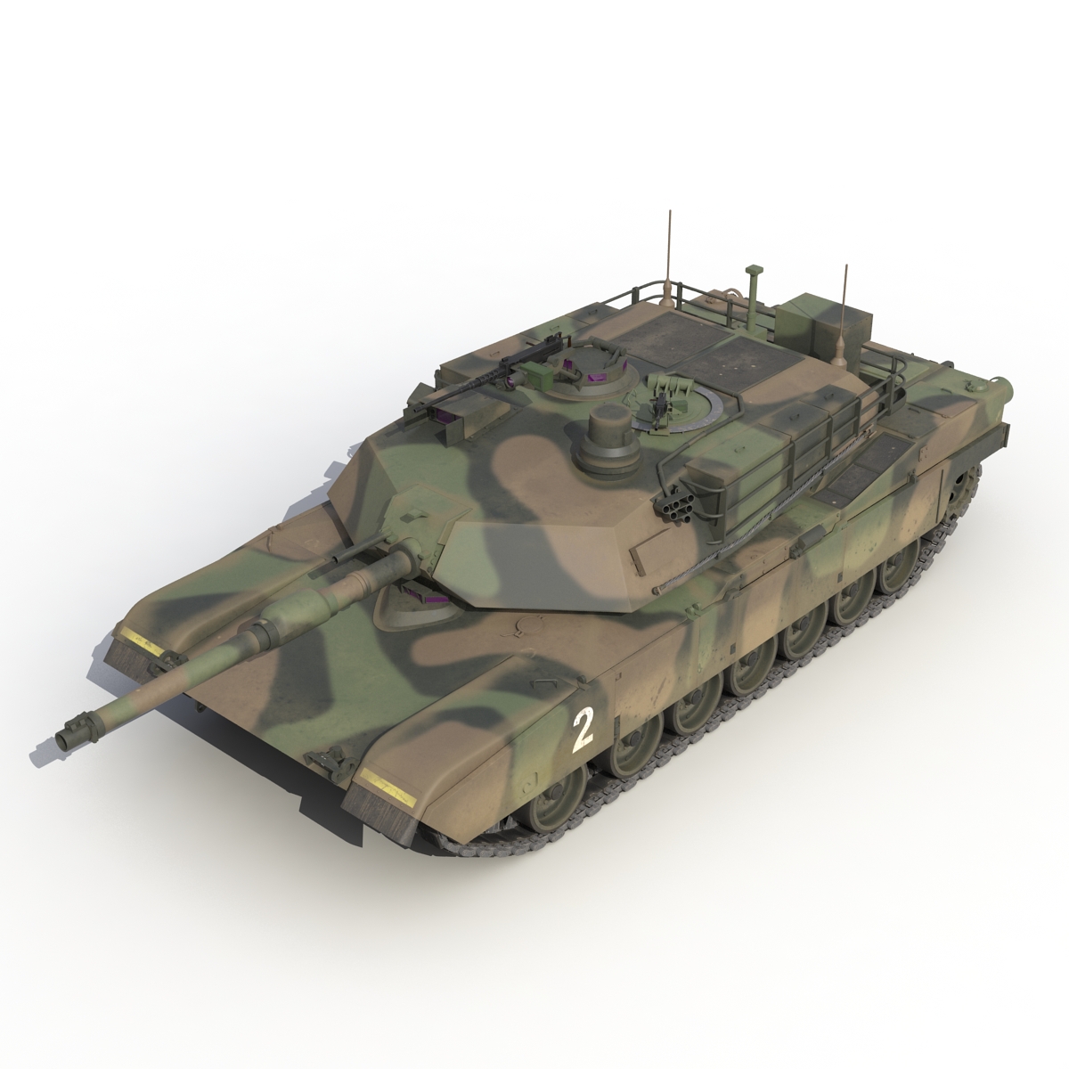 M1 Abrams 3D model