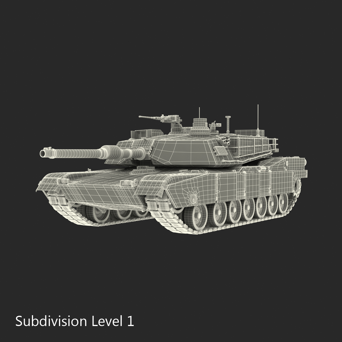 M1 Abrams 3D model