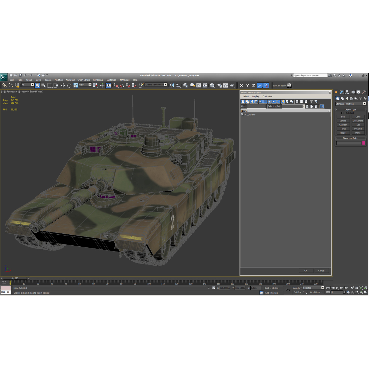 M1 Abrams 3D model