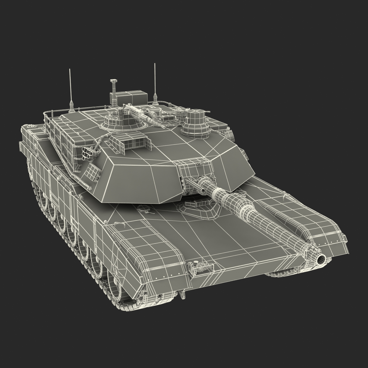 M1 Abrams 3D model