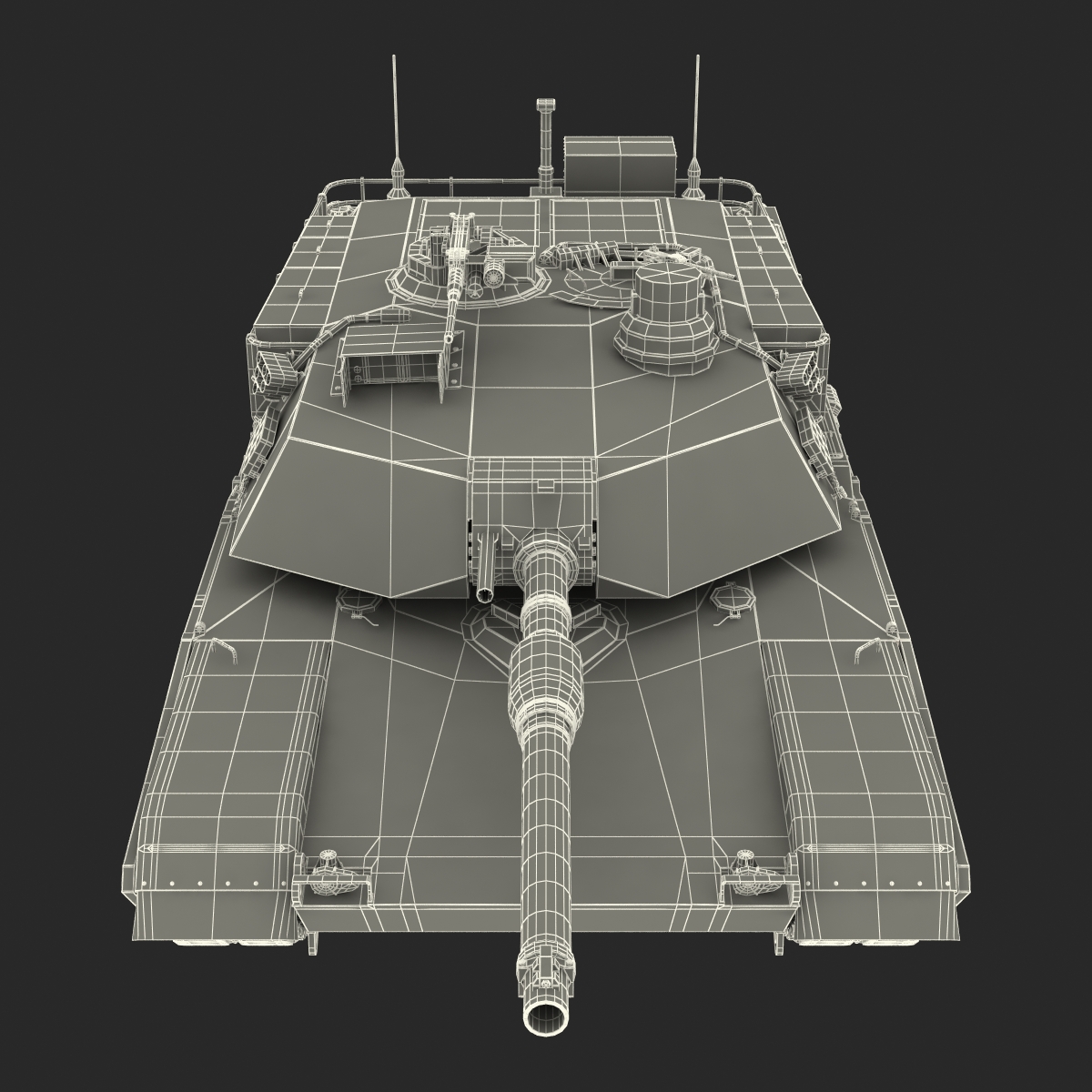 M1 Abrams 3D model