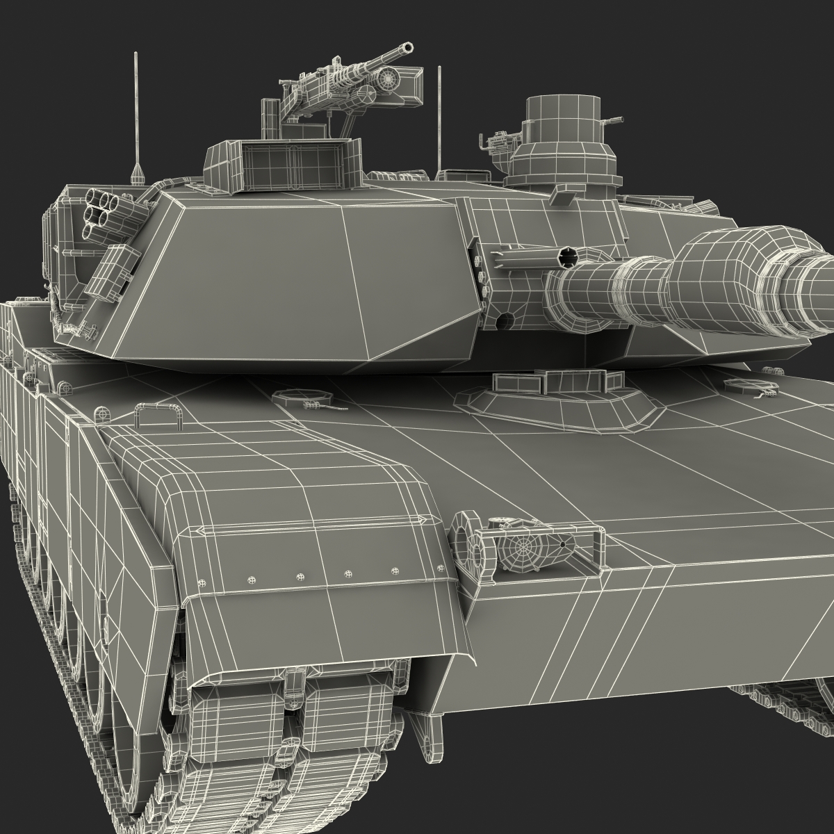 M1 Abrams 3D model