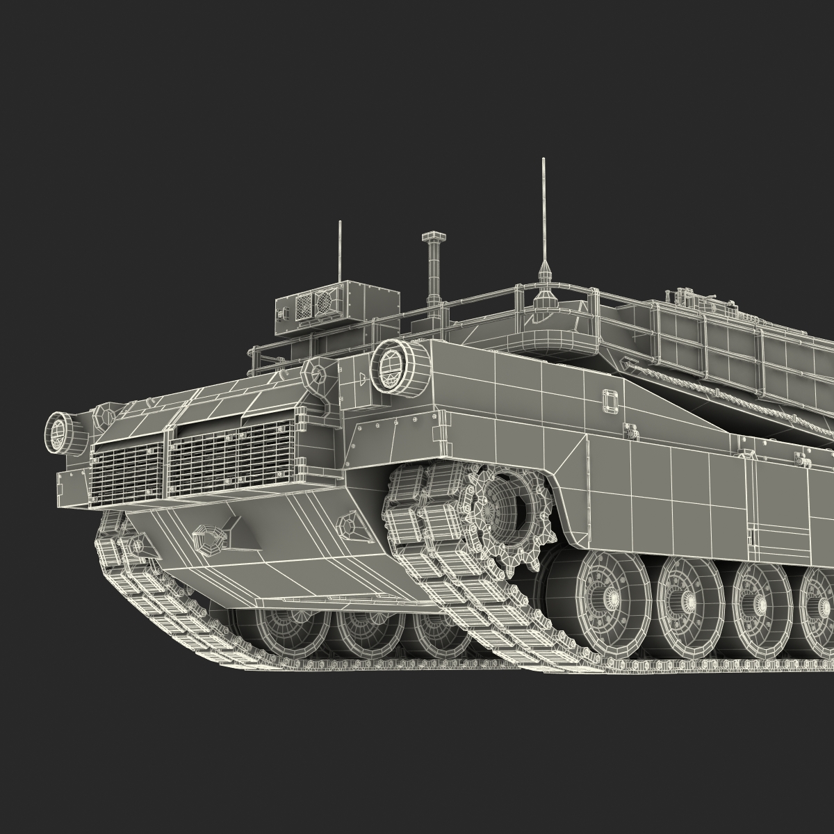 M1 Abrams 3D model