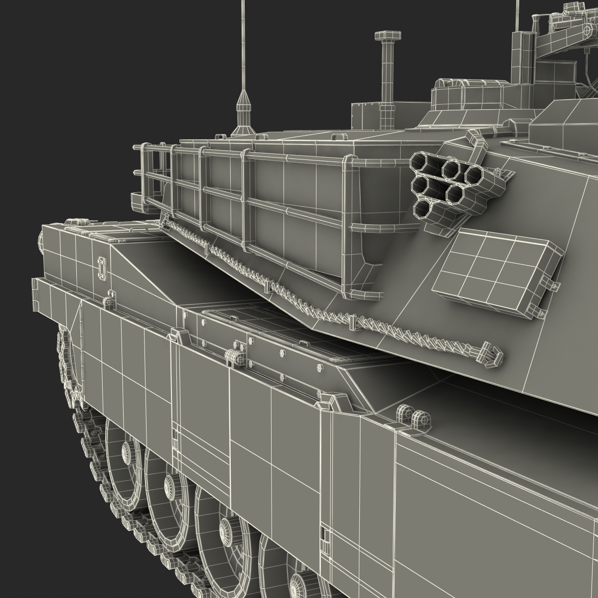 M1 Abrams 3D model