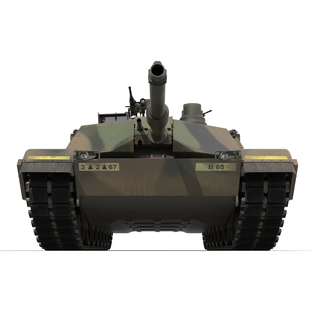 3D M1 Abrams Rigged