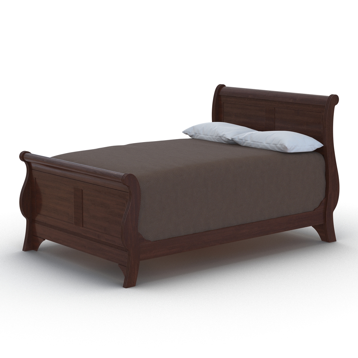 Mahogany Bed 3 3D model