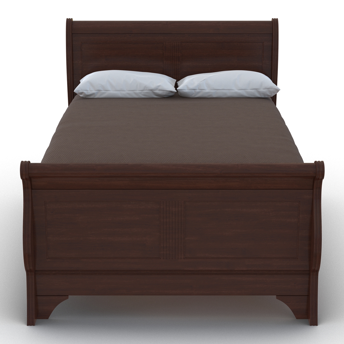 Mahogany Bed 3 3D model