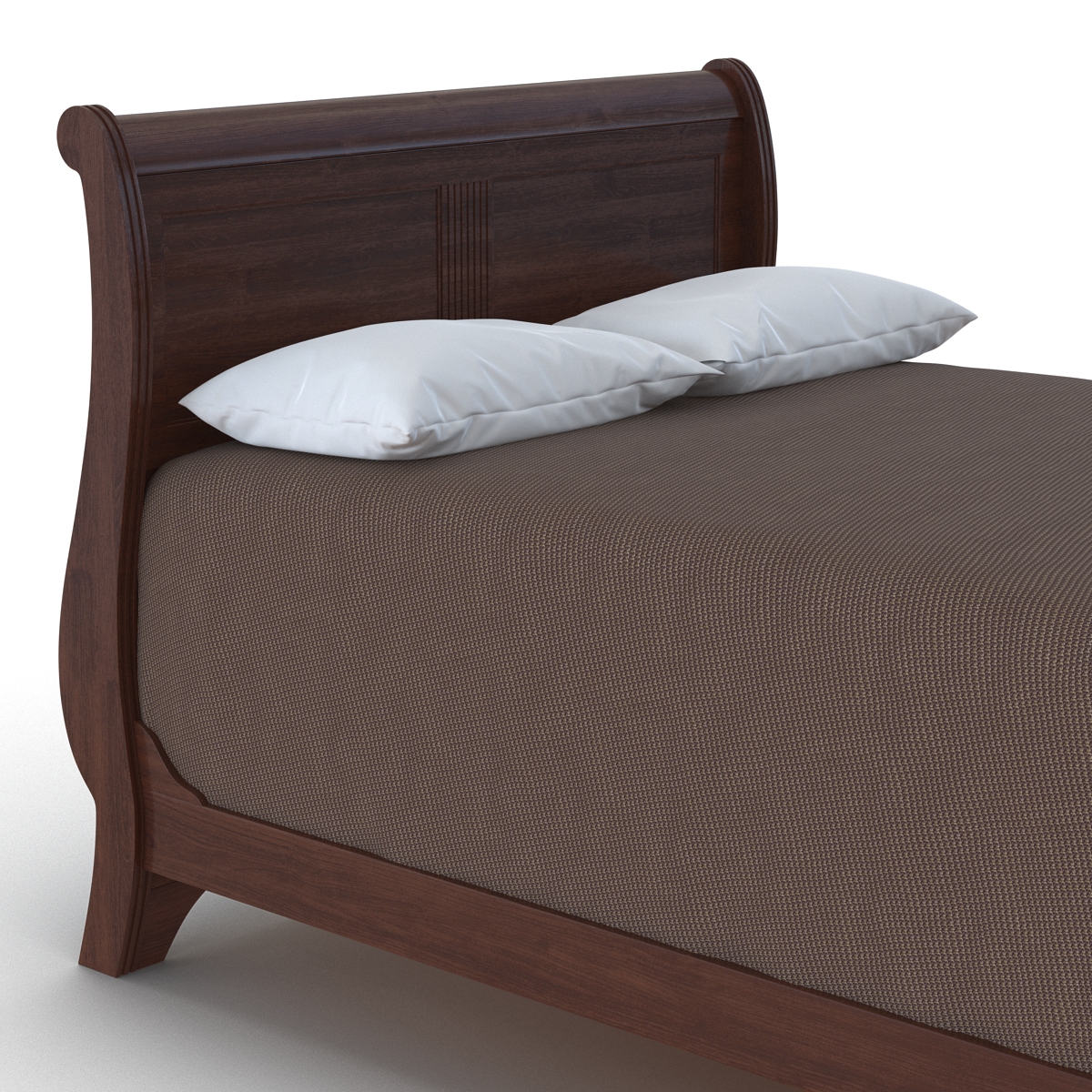 Mahogany Bed 3 3D model