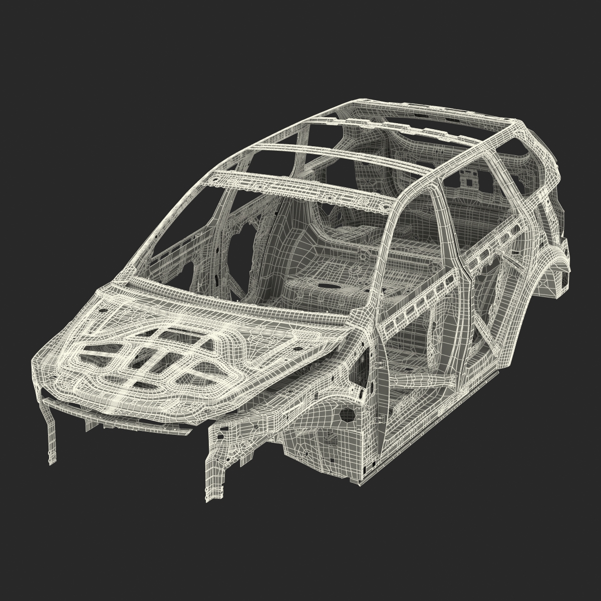 SUV Frame 3D model