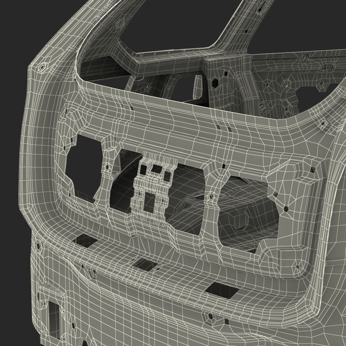 SUV Frame 3D model