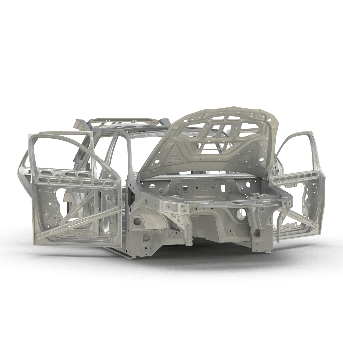 3D SUV Frame Rigged