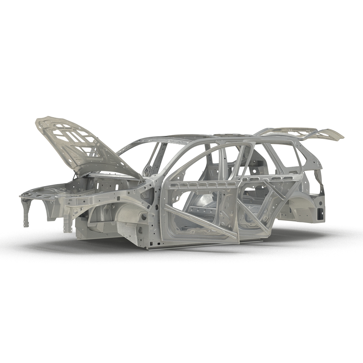 3D SUV Frame Rigged